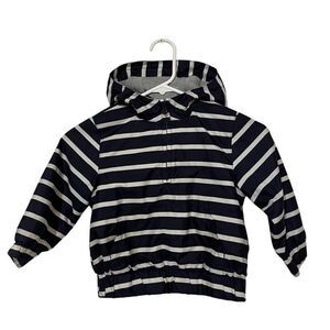 Gap Baby Half Zip Hoodie with Kangaroo Pocket Size 3